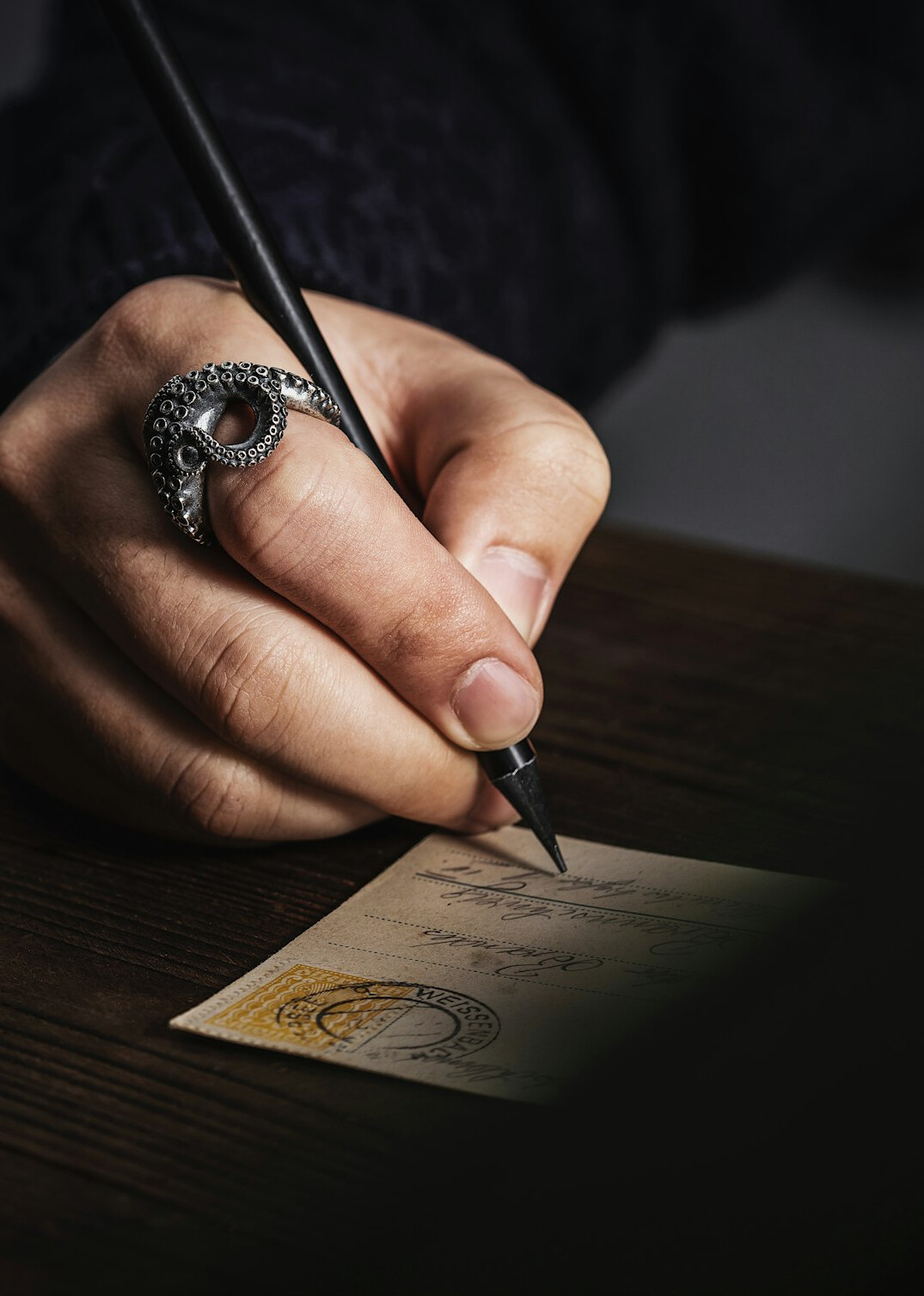 mystery writer plotting twist